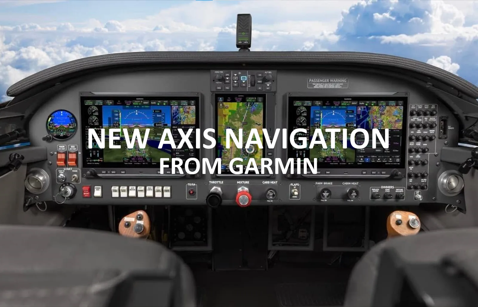 ANG Aircraft to be Equipped with New AXIS Navigation System by Garmin